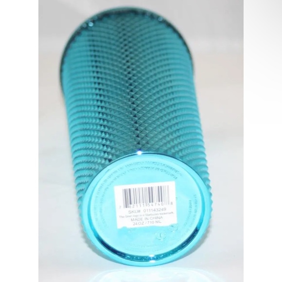 💙 NWT STARBUCKS AQUA STUDDED VENTI TUMBLER 💙 - Picture 3 of 4